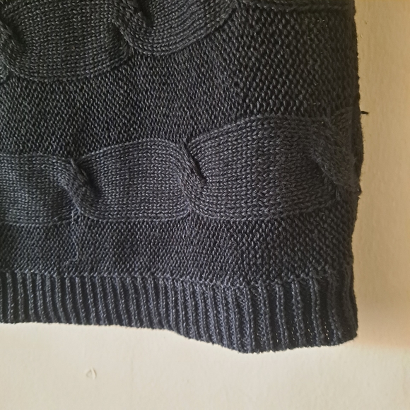 Talbots Linen Cable Knit Boat Neck Sleeveless Top - Picture 6 of 10